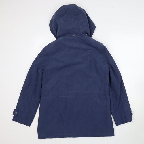 Finesse Womens Blue Jacket Size 12 Zip