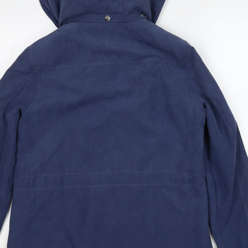 Finesse Womens Blue Jacket Size 12 Zip