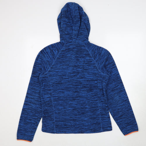 H&M Boys Blue Geometric Jacket Size 14-15 Years Zip