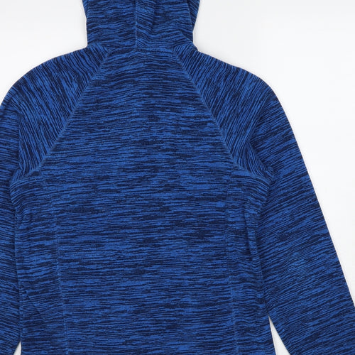 H&M Boys Blue Geometric Jacket Size 14-15 Years Zip
