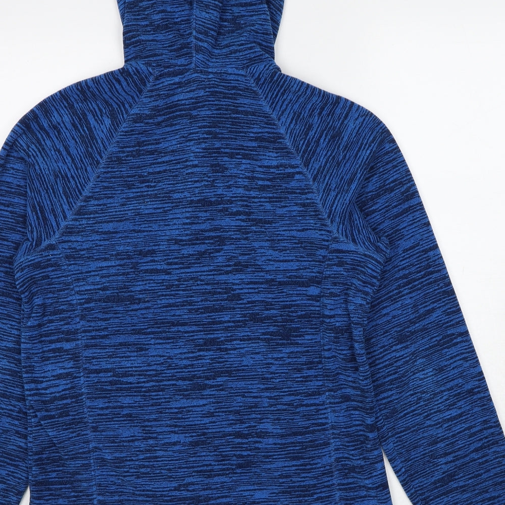 H&M Boys Blue Geometric Jacket Size 14-15 Years Zip