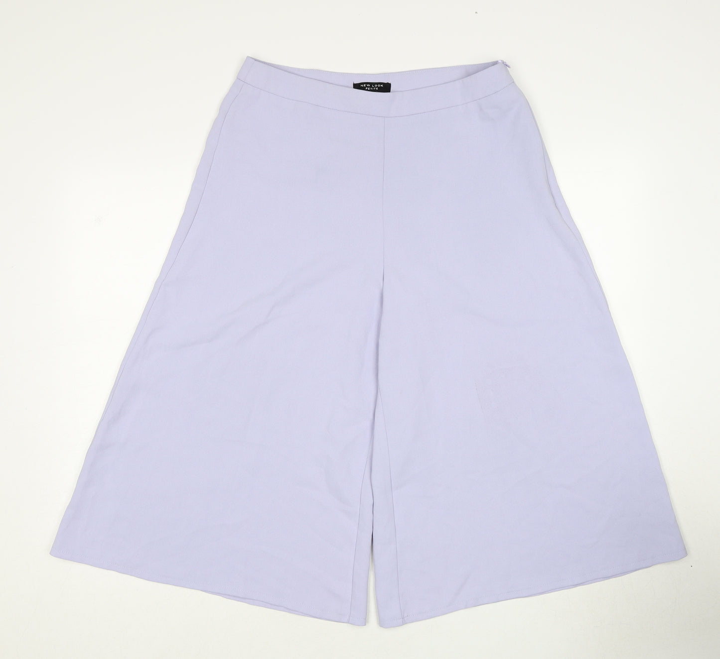 New Look Womens Purple Polyester Trousers Size 12 Regular Zip