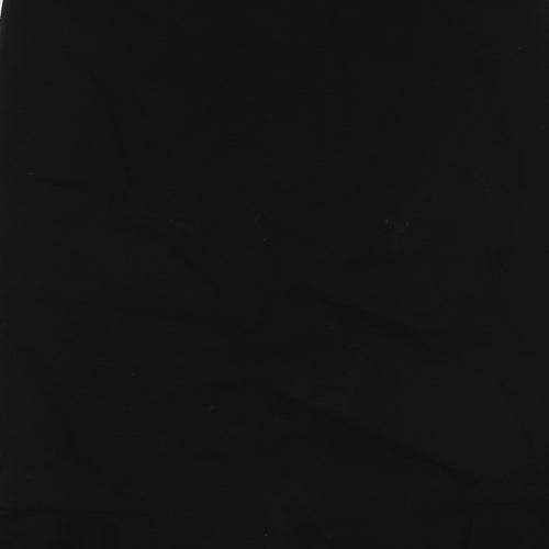 Fenn Wright Manson Womens Black Wool Trumpet Skirt Size 14 Zip
