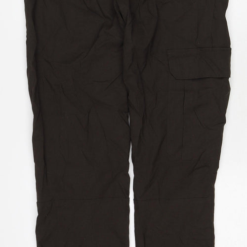 Craghoppers Mens Brown Polyester Rain Trousers Trousers Size 30 in Regular Pullover - Hiking/Walking Trousers