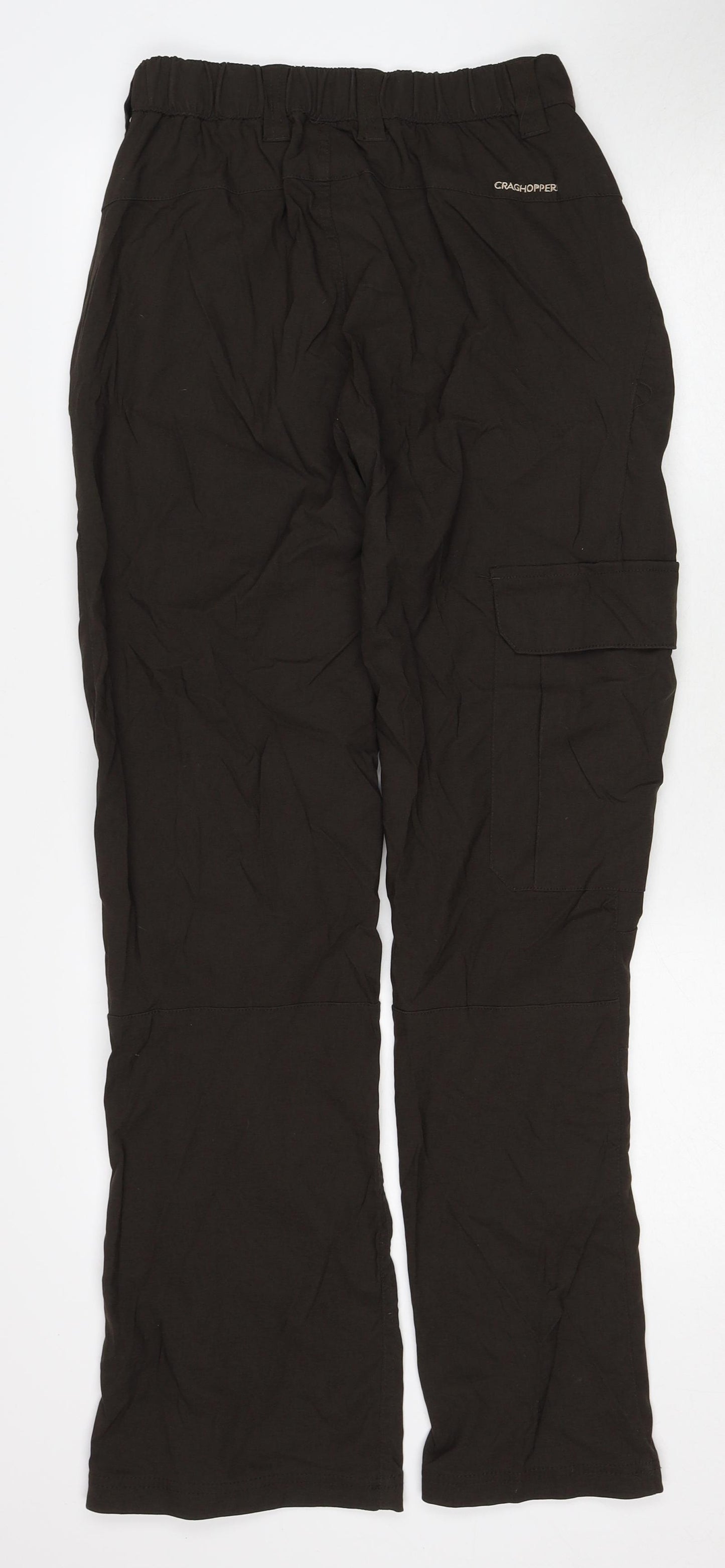 Craghoppers Mens Brown Polyester Rain Trousers Trousers Size 30 in Regular Pullover - Hiking/Walking Trousers
