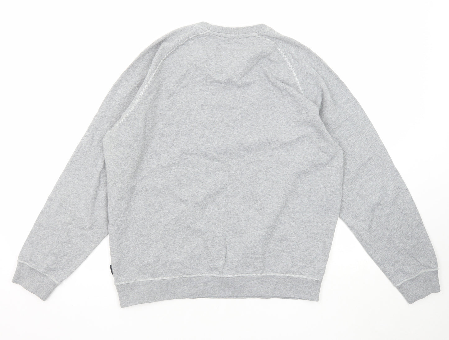 Barbour Mens Grey Cotton Pullover Sweatshirt Size L