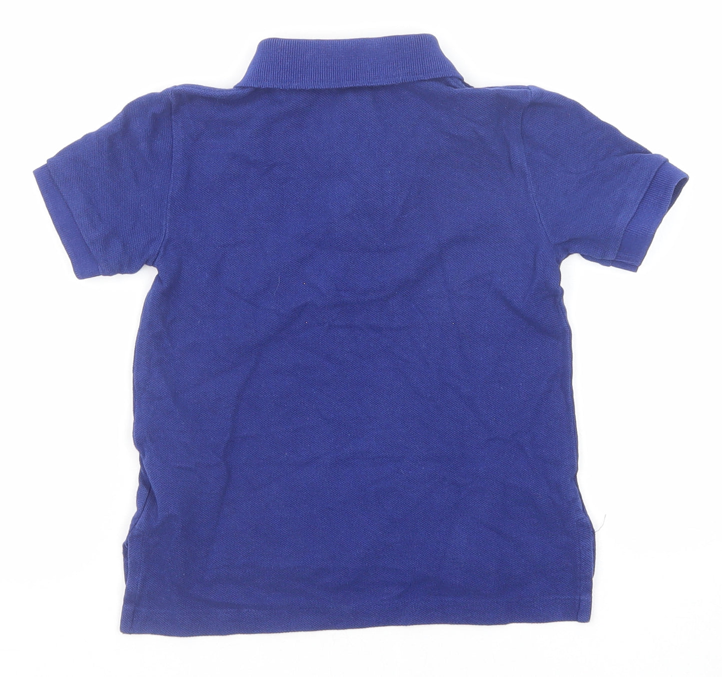 Polo Ralph Lauren Boys Blue Cotton Basic Polo Size 2 Years Collared Button