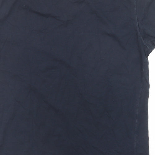 NEXT Mens Blue Cotton T-Shirt Size M V-Neck