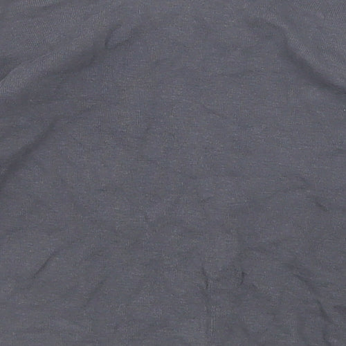 Zara Boys Grey Polyester Basic Polo Size 2-3 Years Collared Snap