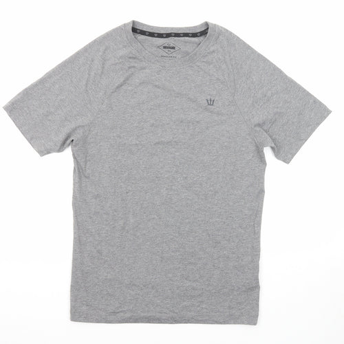NEXT Mens Grey Cotton T-Shirt Size XS Round Neck