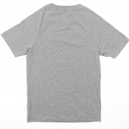 NEXT Mens Grey Cotton T-Shirt Size XS Round Neck