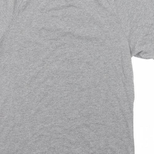 NEXT Mens Grey Cotton T-Shirt Size XS Round Neck