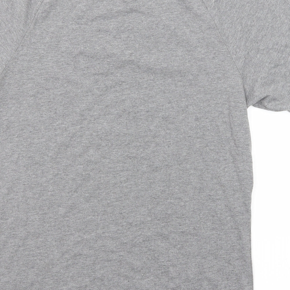 NEXT Mens Grey Cotton T-Shirt Size XS Round Neck