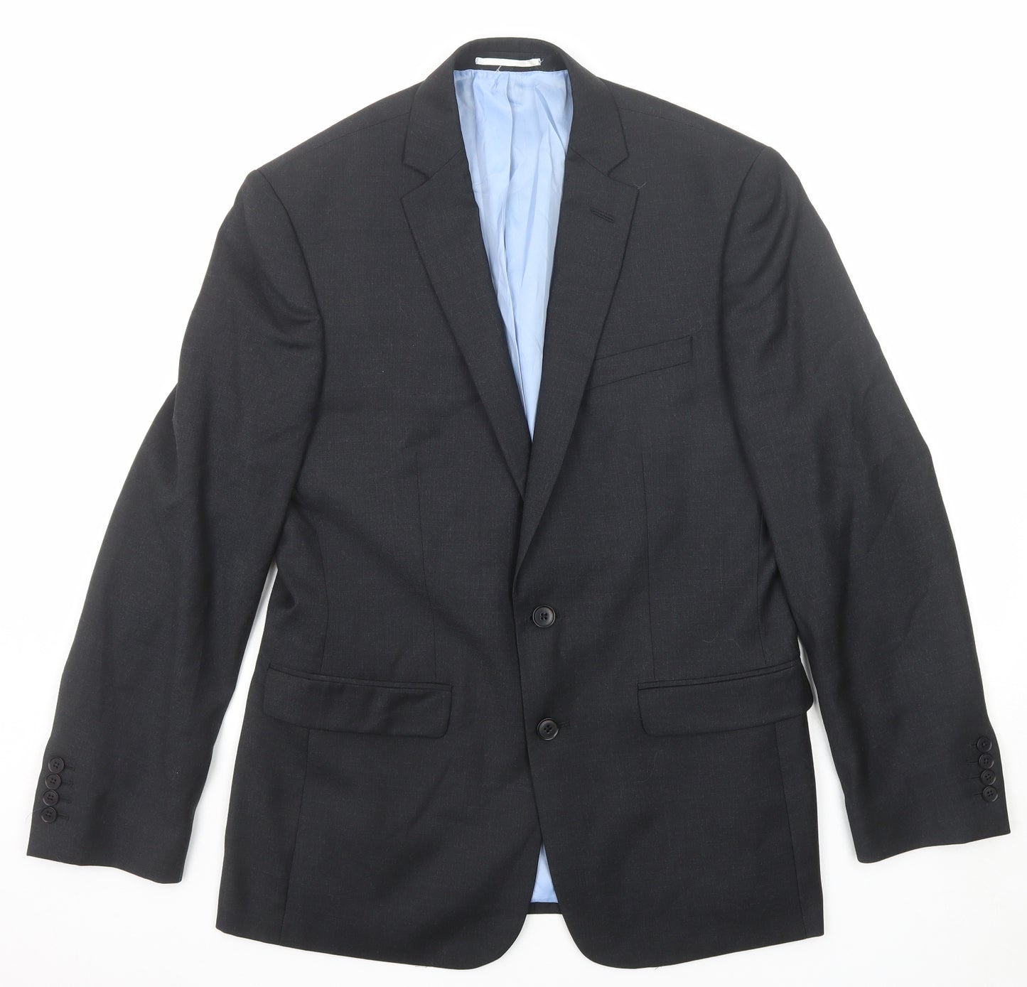 Charles Wilson Mens Grey Wool Jacket Suit Jacket Size 40 Regular