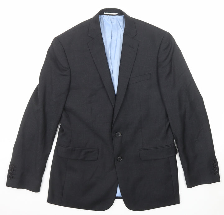 Charles Wilson Mens Grey Wool Jacket Suit Jacket Size 40 Regular