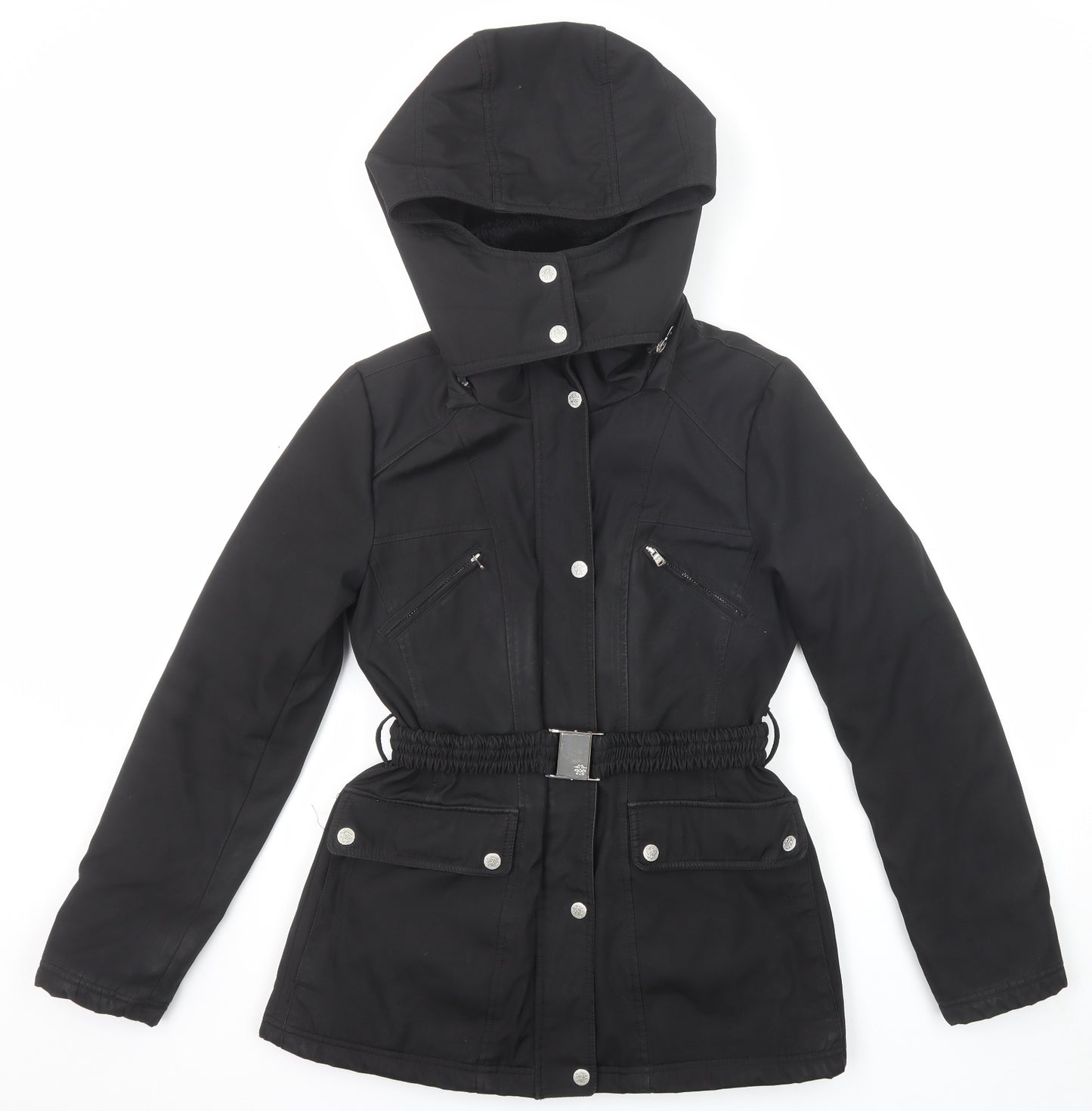 Jessica Simpson Womens Black Jacket Size XS Zip