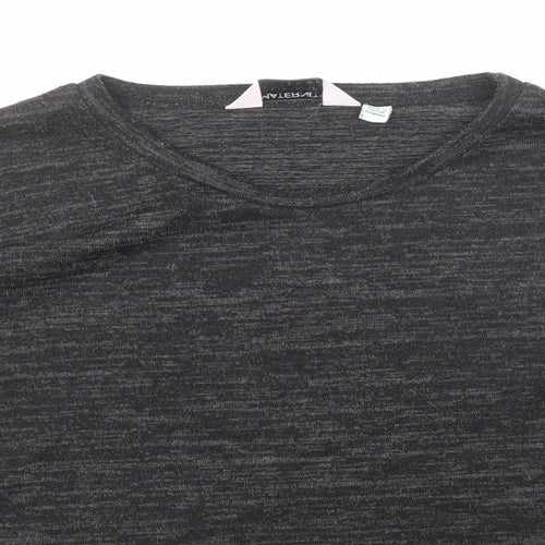 Dorothy Perkins Womens Black Round Neck Polyester Pullover Jumper Size 8