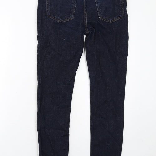 H&M Mens Blue Cotton Skinny Jeans Size 32 in L32 in Regular Zip