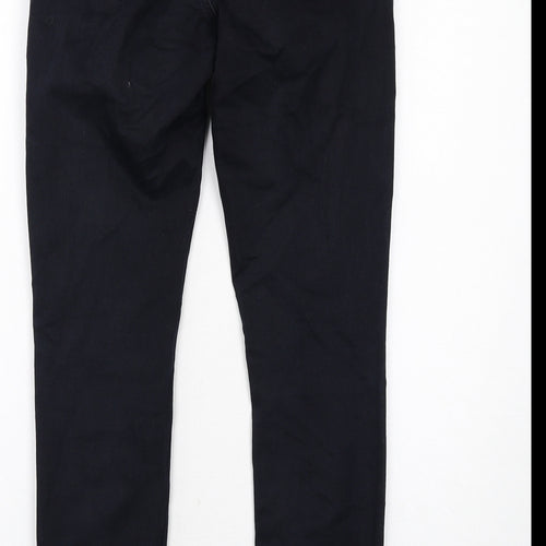YAYA Womens Black Cotton Skinny Jeans Size 12 Regular Zip