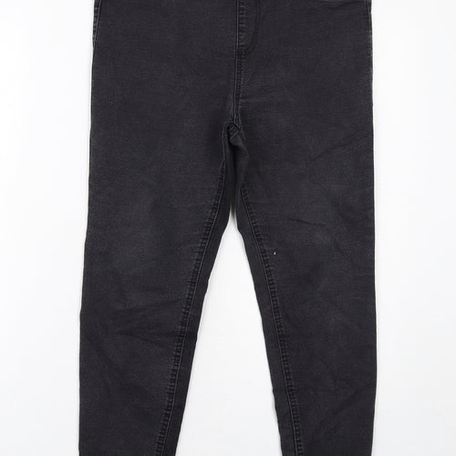 Marks and Spencer Womens Black Cotton Jegging Jeans Size 14 Regular