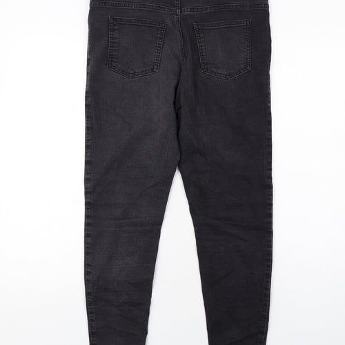 Marks and Spencer Womens Black Cotton Jegging Jeans Size 14 Regular