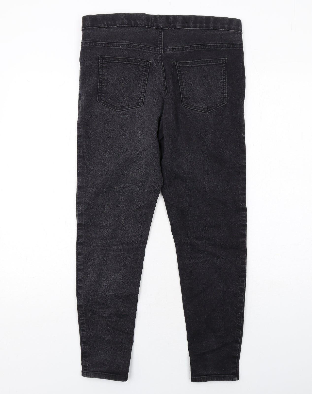 Marks and Spencer Womens Black Cotton Jegging Jeans Size 14 Regular