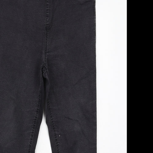 Marks and Spencer Womens Black Cotton Jegging Jeans Size 14 Regular