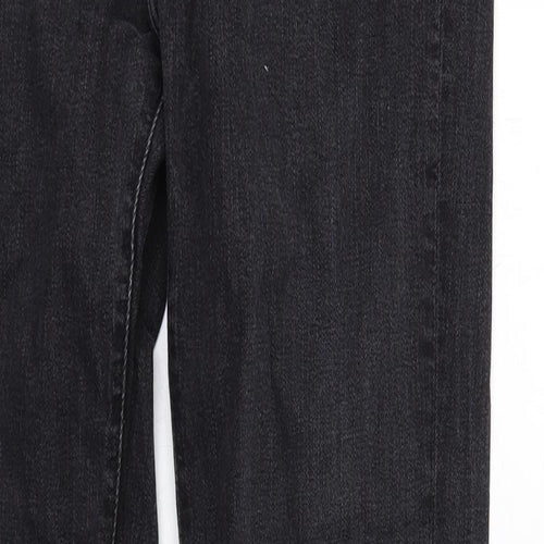 Abercrombie & Fitch Mens Black Cotton Skinny Jeans Size 32 in L36 in Slim Zip
