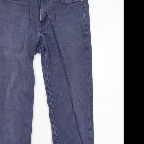 Levi's Mens Blue Cotton Straight Jeans Size 30 in L30 in Regular Zip