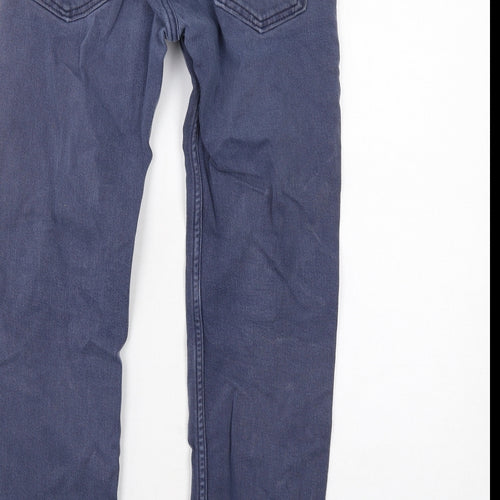 Levi's Mens Blue Cotton Straight Jeans Size 30 in L30 in Regular Zip