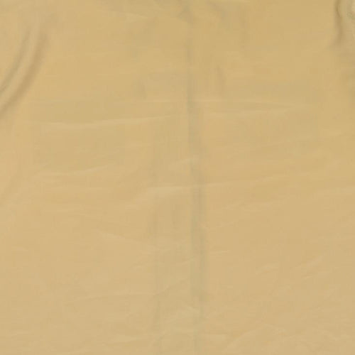 Essentials Womens Yellow Polyester Basic Button-Up Size 18 Collared - Size 18-20