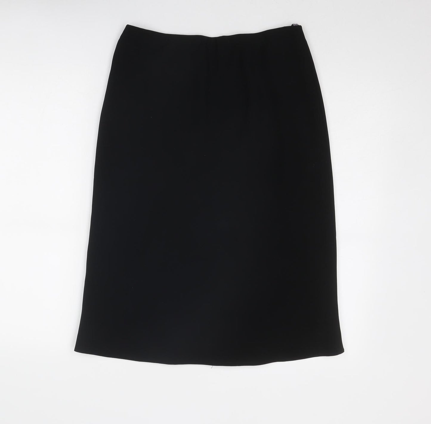 Spirit Womens Black Polyester A-Line Skirt Size 10