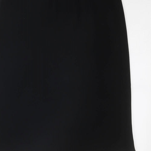 Spirit Womens Black Polyester A-Line Skirt Size 10