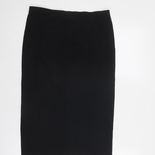 Whistles Womens Black Cotton Straight & Pencil Skirt Size 14
