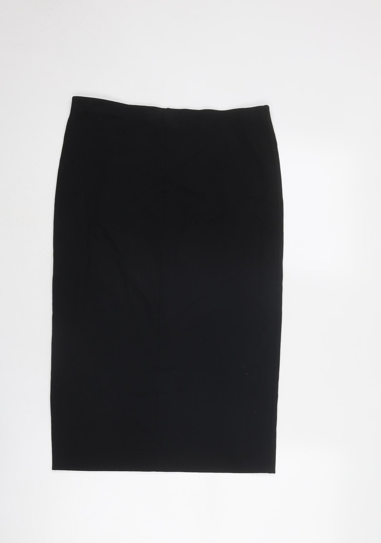 Whistles Womens Black Cotton Straight & Pencil Skirt Size 14