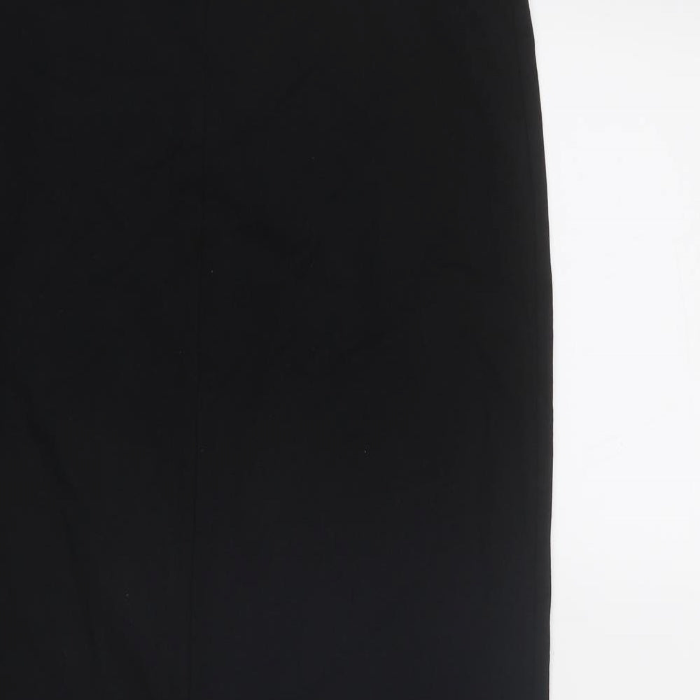 Whistles Womens Black Cotton Straight & Pencil Skirt Size 14