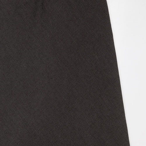 Marks and Spencer Womens Brown Polyester Swing Skirt Size 12