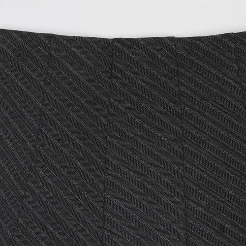 Marks and Spencer Womens Grey Geometric Polyester Swing Skirt Size 12