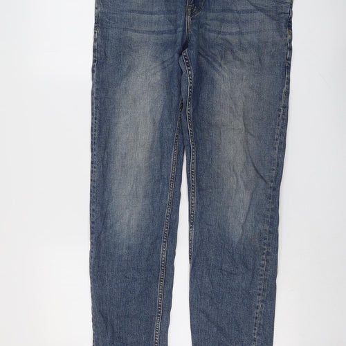 ASOS Mens Blue Cotton Skinny Jeans Size 30 in L33 in Regular Button