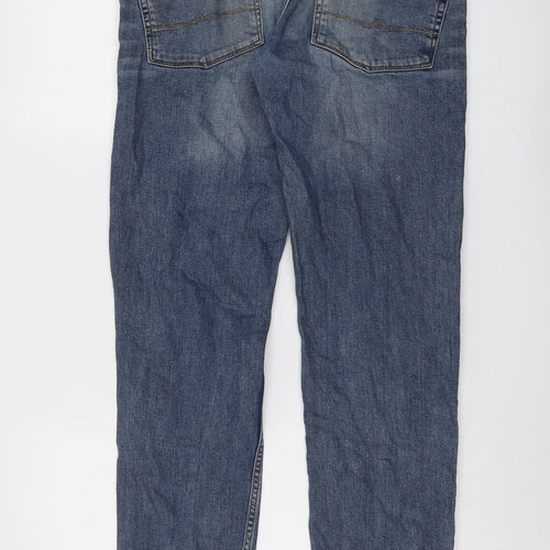 ASOS Mens Blue Cotton Skinny Jeans Size 30 in L33 in Regular Button