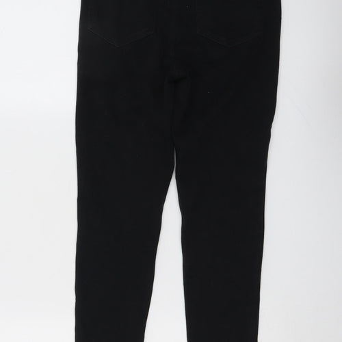 Marks and Spencer Womens Black Cotton Jegging Jeans Size 8 L26 in Regular