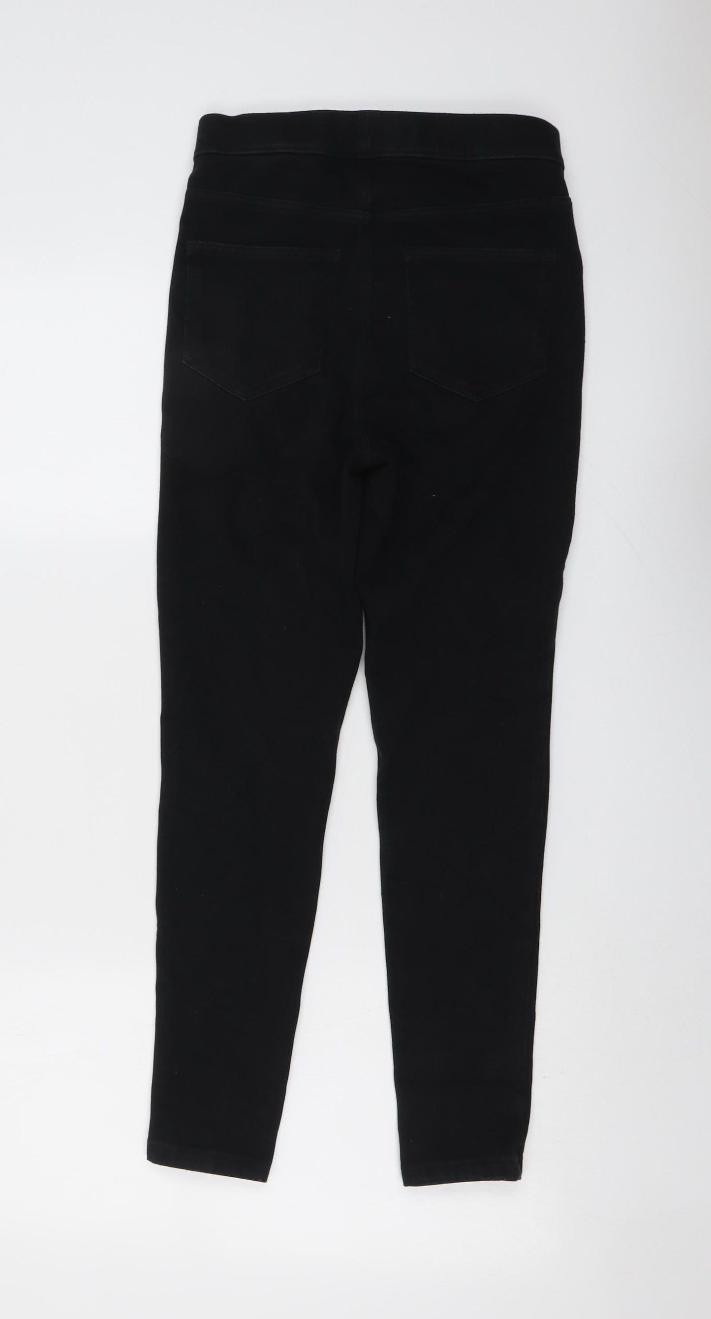 Marks and Spencer Womens Black Cotton Jegging Jeans Size 8 L26 in Regular