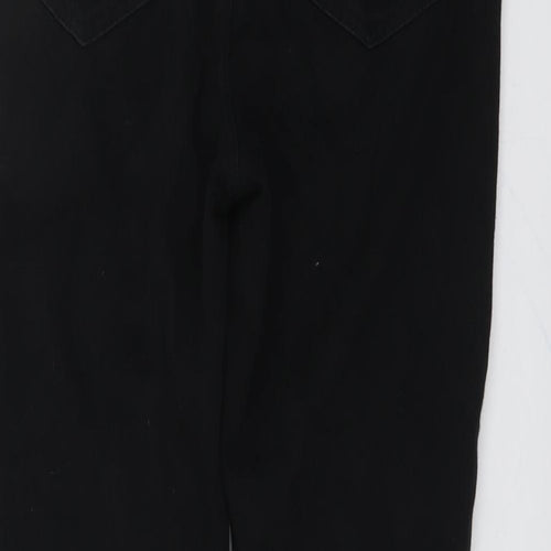 Marks and Spencer Womens Black Cotton Jegging Jeans Size 8 L26 in Regular