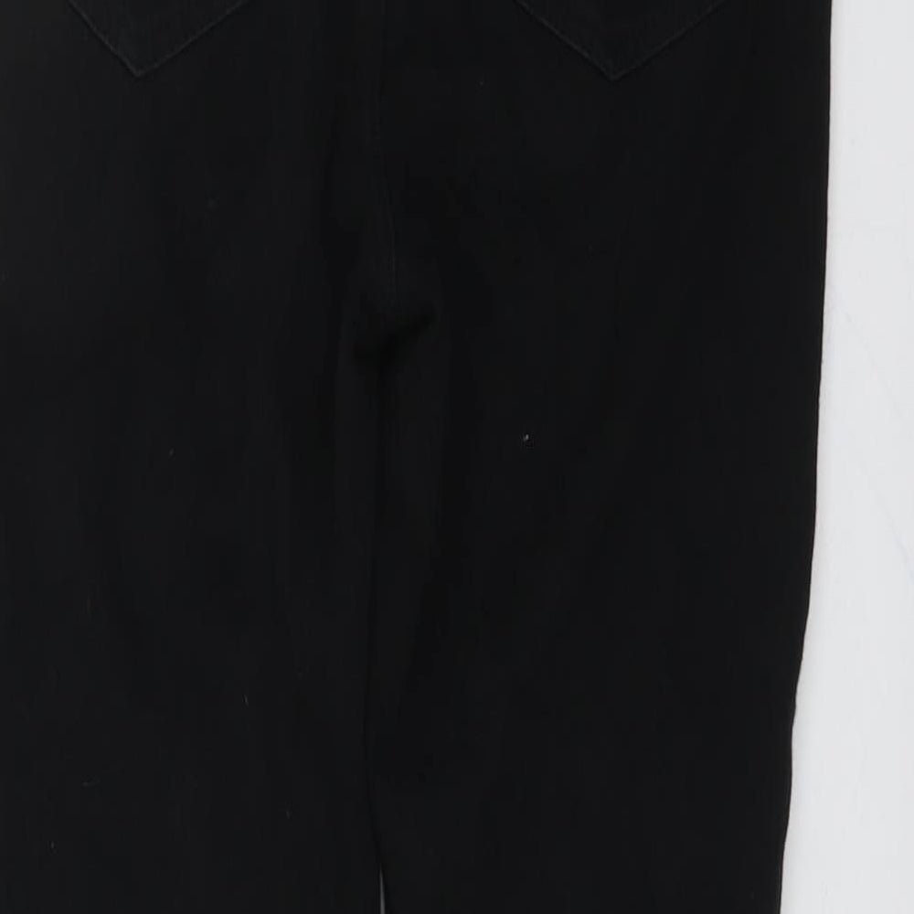 Marks and Spencer Womens Black Cotton Jegging Jeans Size 8 L26 in Regular