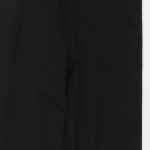 Stradivarius Womens Black Cotton Skinny Jeans Size 8 L27 in Regular Button