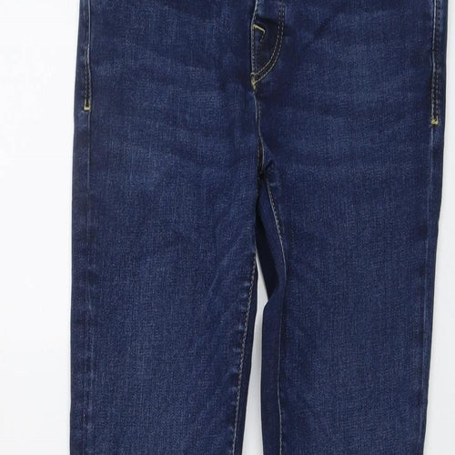 Selected Mens Blue Cotton Skinny Jeans Size 30 in L34 in Regular Button