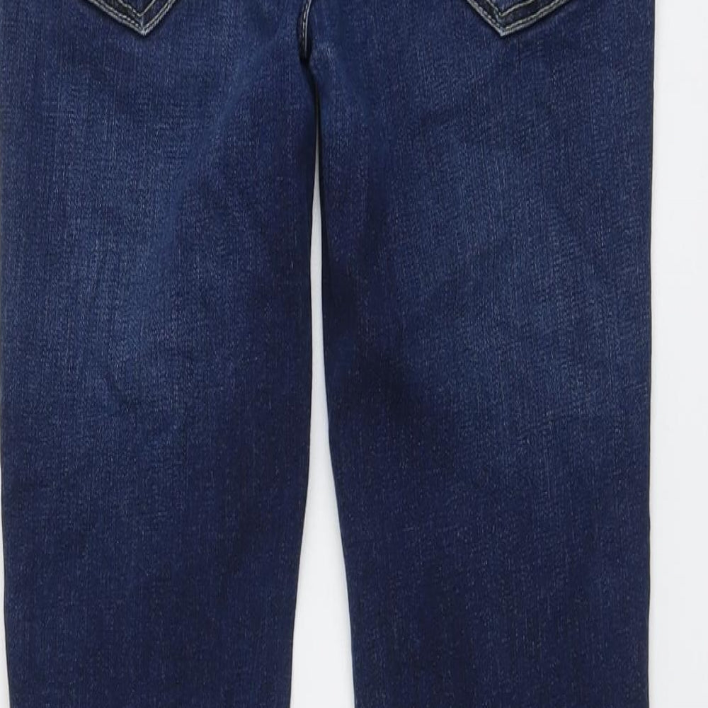 Selected Mens Blue Cotton Skinny Jeans Size 30 in L34 in Regular Button
