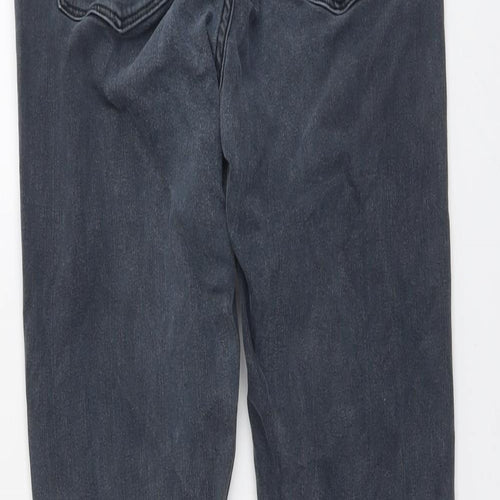 Topshop Womens Blue Cotton Skinny Jeans Size 28 in L31 in Regular Button