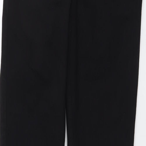 Dorothy Perkins Womens Black Cotton Skinny Jeans Size 12 L29 in Regular Button