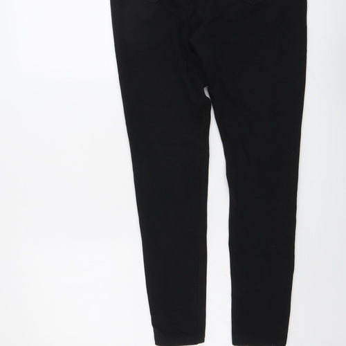 Marks and Spencer Womens Black Cotton Jegging Jeans Size 14 L28 in Regular